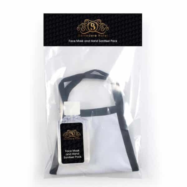 Branded Promotional Shield Face Mask / Hand Sanitiser Pack