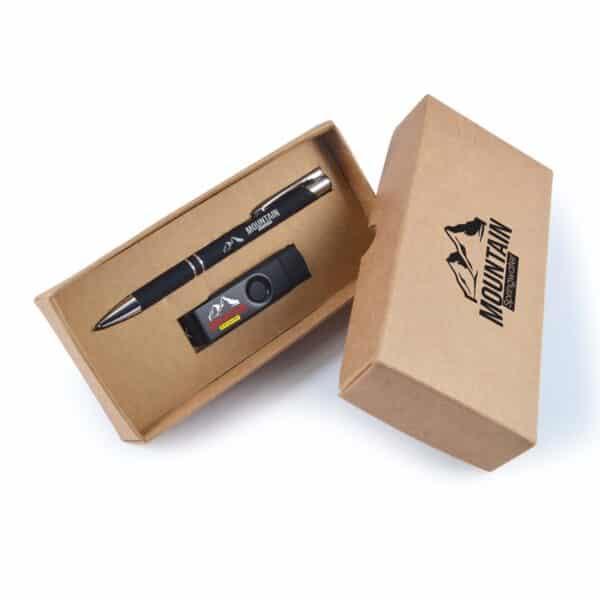 Branded Promotional Cove Cardboard Gift Set