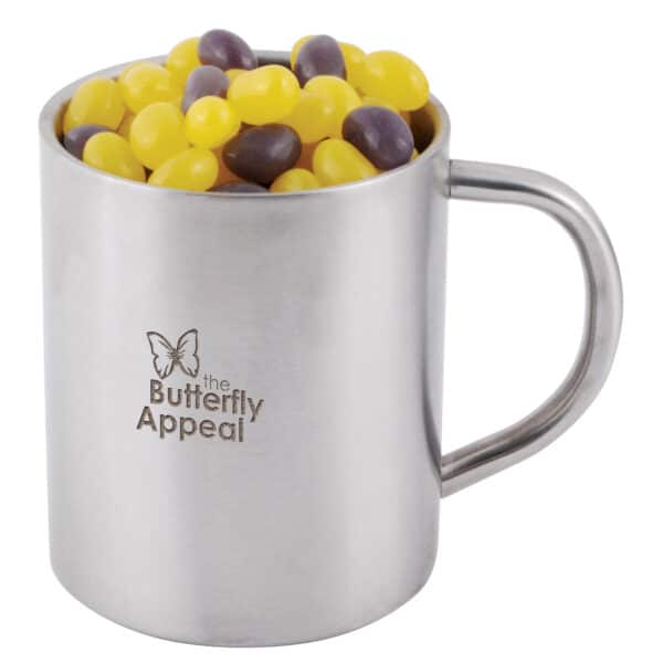 Branded Promotional Corporate Colour Mini Jelly Beans In Java Mug