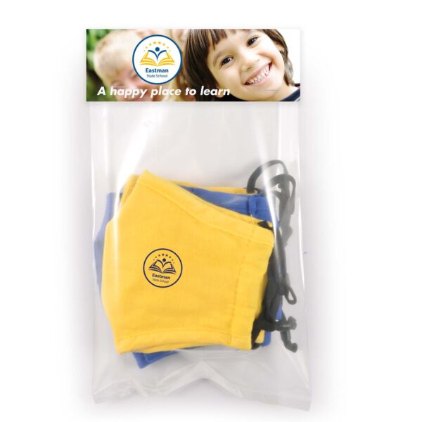 Branded Promotional 4 Pack - Children's Face Masks