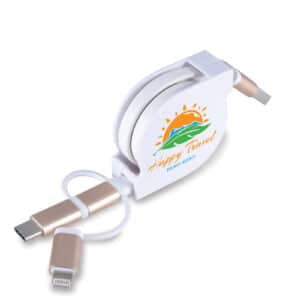 Branded Promotional Fury 3 In 1 Cable