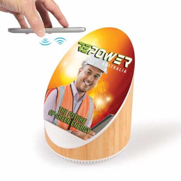 Branded Promotional Fresco Speaker & Wireless Charger