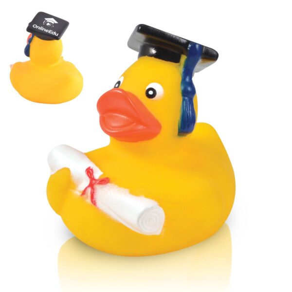 Branded Promotional Graduate PVC Bath Duck