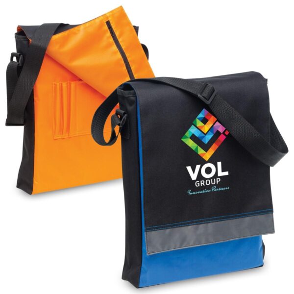 Branded Promotional Vertical Leading Edge Satchel