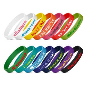 Branded Promotional Kids Silicone Wrist Band - Embossed