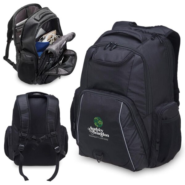 Branded Promotional Fortress Laptop Backpack