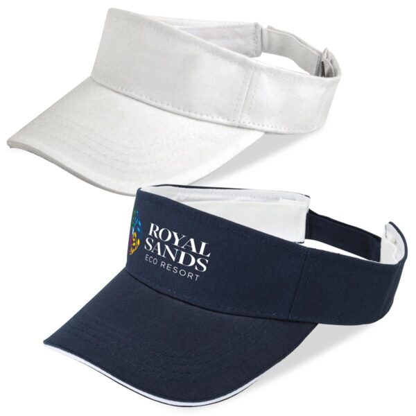 Branded Promotional Sandwich Peak Visor