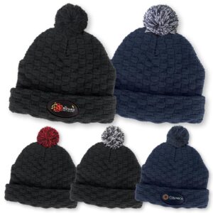 Branded Promotional Pom Pom Beanie