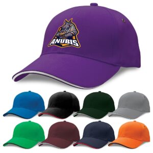 Branded Promotional Sandwich Peak Cap