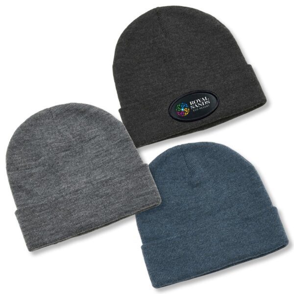 Branded Promotional Heather Beanie