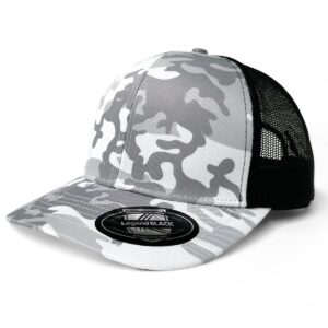 Branded Promotional Snow Camo Trucker