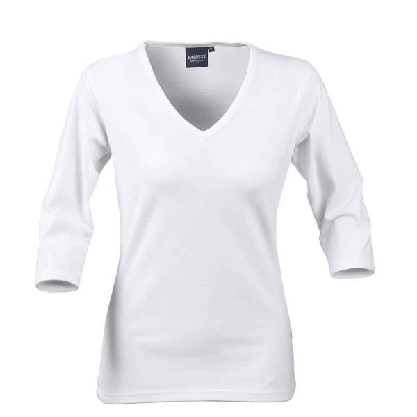 Lynn Women's V-Neck 3/4 Tee - Image 3