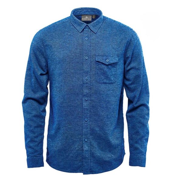 Branded Promotional Men's Dockyard Long Sleeve Twill Shirt