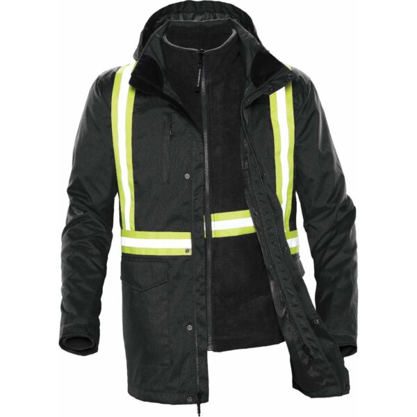 Branded Promotional Men's Vortex HD 3-In-1 Reflective Parka