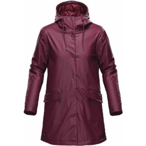 Branded Promotional Women's Waterfall Insulated Rain Jacket