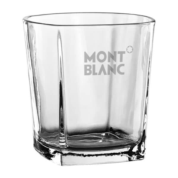 Branded Promotional Kube Glass Tumbler