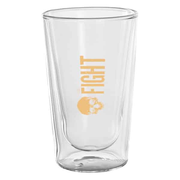 Branded Promotional Tirigo Double Wall Glass Tumbler