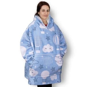 Branded Promotional Full Colour Blanket Hoodie