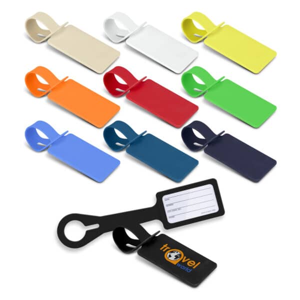 Branded Promotional Silicone Luggage Tag