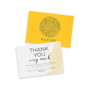 Branded Promotional A7 Message Card