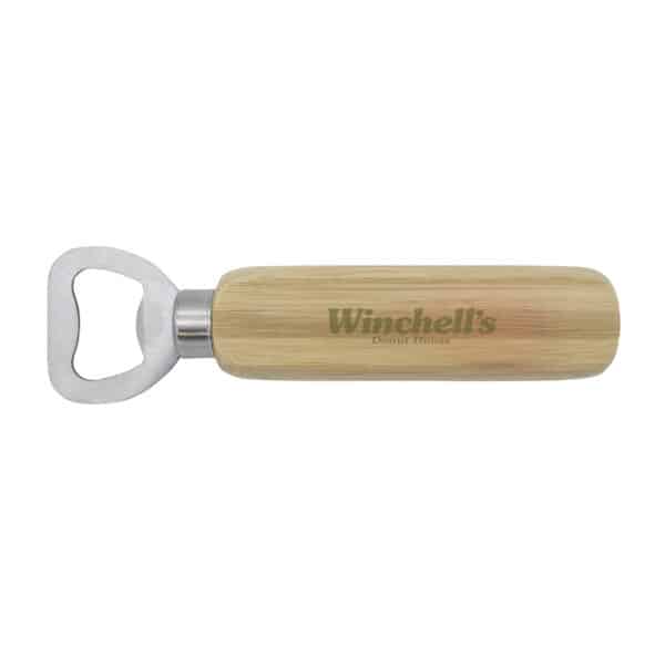 Branded Promotional Bamboo Bottle Opener