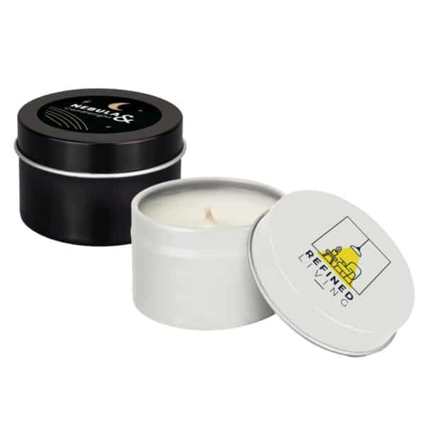 Branded Promotional Petite Candle In Tin