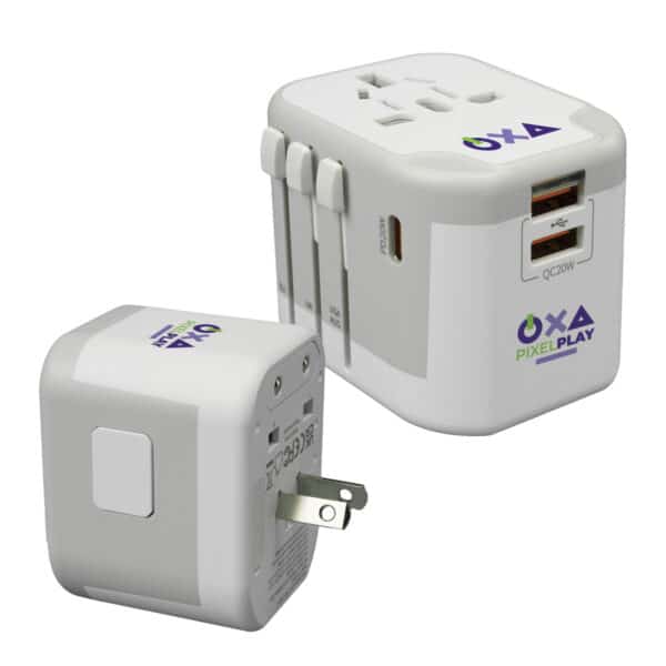 Branded Promotional Travel Adaptor