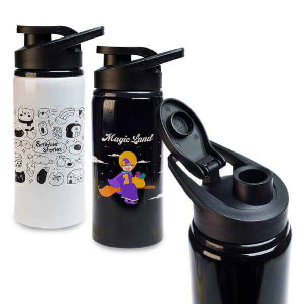 Branded Promotional Amore 500ml Junior Bottle - Free Flow Lid