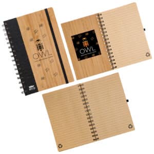 Branded Promotional Pacifica Spiral A5 Notebook