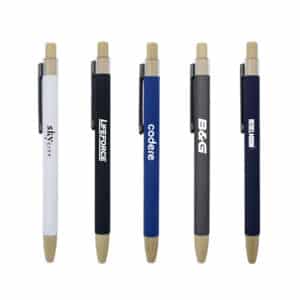 Branded Promotional Abele Bamboo Click Pen