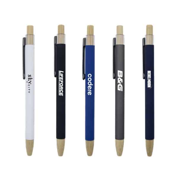 Branded Promotional Abele Bamboo Click Pen