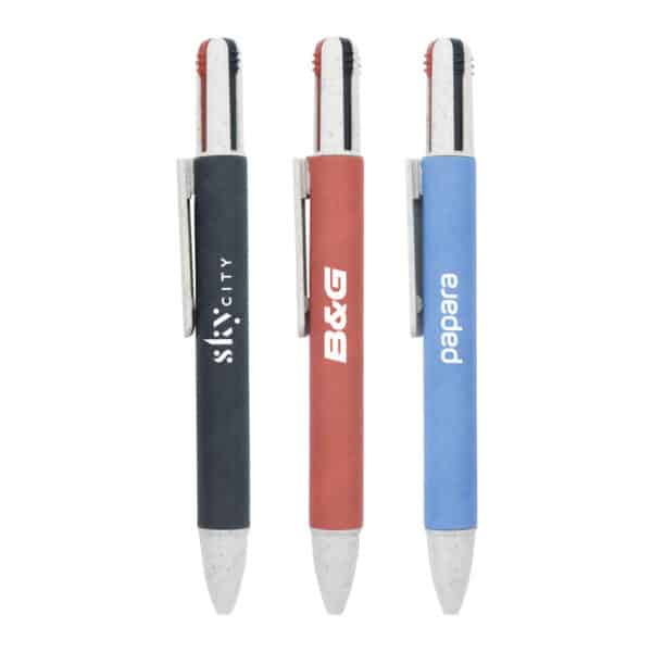 Branded Promotional Kikla 4 Way Eco Pen