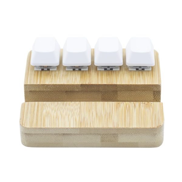 Bamboo Stand Holder Key Pressing Stress Reliever - Image 4