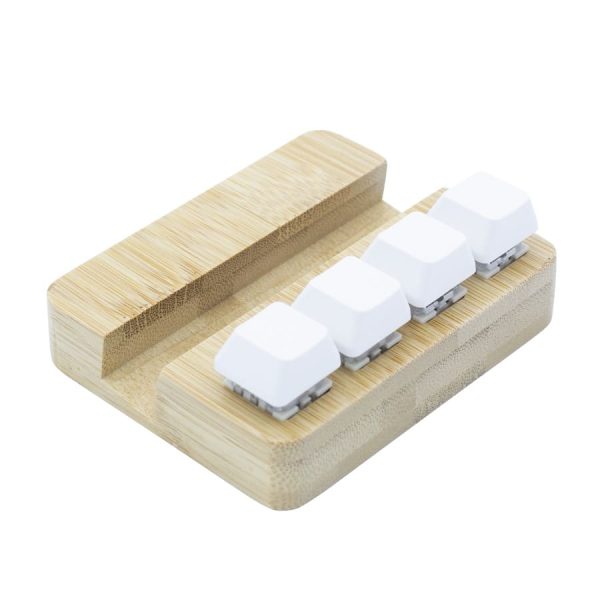 Bamboo Stand Holder Key Pressing Stress Reliever - Image 3