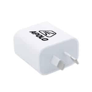 Branded Promotional Tebogo 20W Fast Charge Adapter