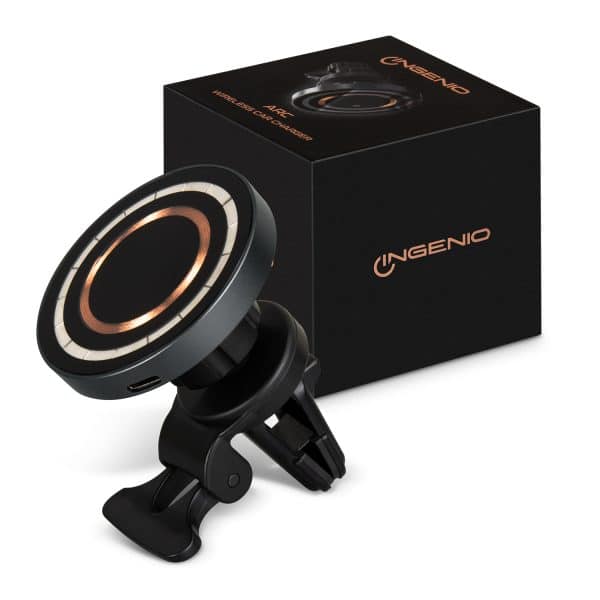 Branded Promotional INGENIO Arc Wireless Car Charger