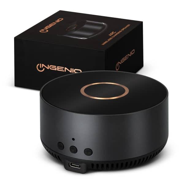 Branded Promotional INGENIO Arc Wireless Charging Speaker