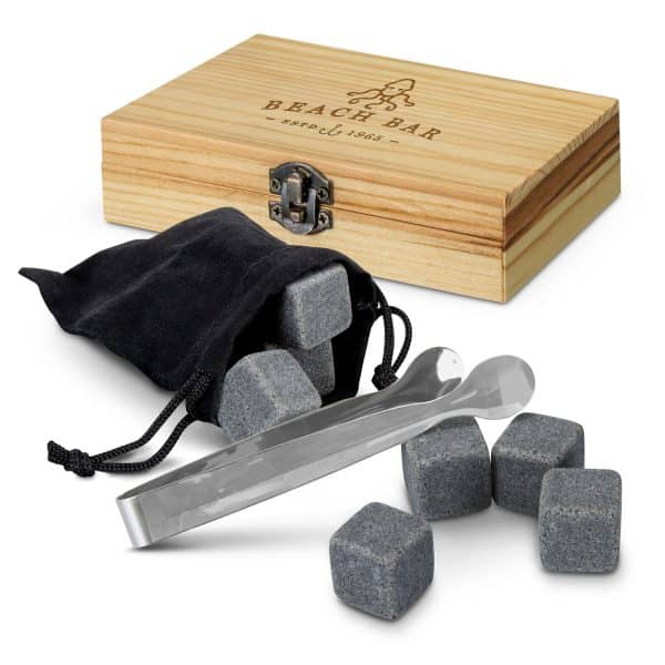 Branded Promotional Whiskey Stone Gift Set