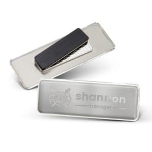 Branded Promotional Metal Name Badge