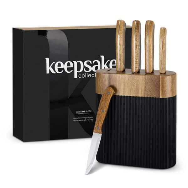 Branded Promotional Keepsake Noir Knife Block