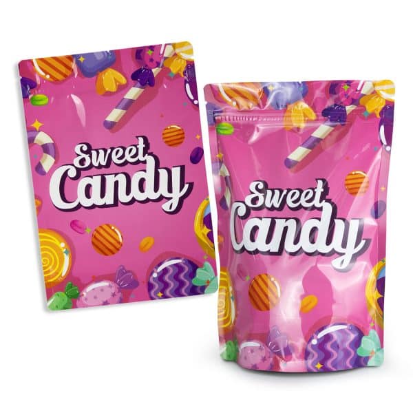 Branded Promotional Foil Stand Up Pouch - Medium