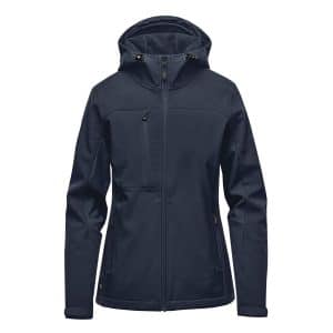 Branded Promotional Women's Cascades Hooded Softshell