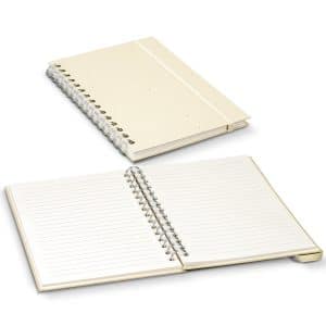 Branded Promotional Terra Recycled Paper Spiral Notebook
