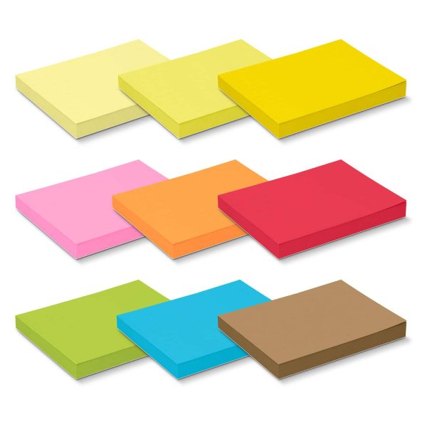 Coloured Sticky Pad 100 X 75mm - 100 Sheets - Image 4