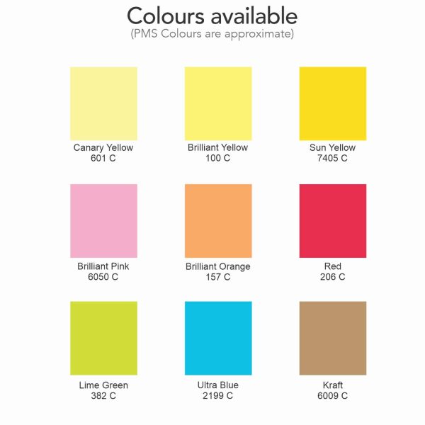 Coloured Sticky Pad 70 X 75mm - 25 Sheets - Image 5