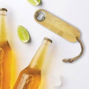 Branded Promotional Texas Bamboo Bottle Opener