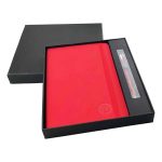 Branded Promotional Alison A5 Notebook And Pen Gift Set