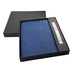 Branded Promotional Falby Notebook And Pen Gift Set