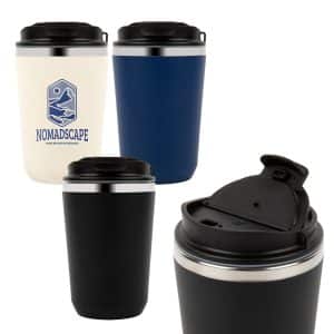 Branded Promotional Heron Double Wall Coffee Cup