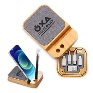 Branded Promotional Wander Eco Charger Set